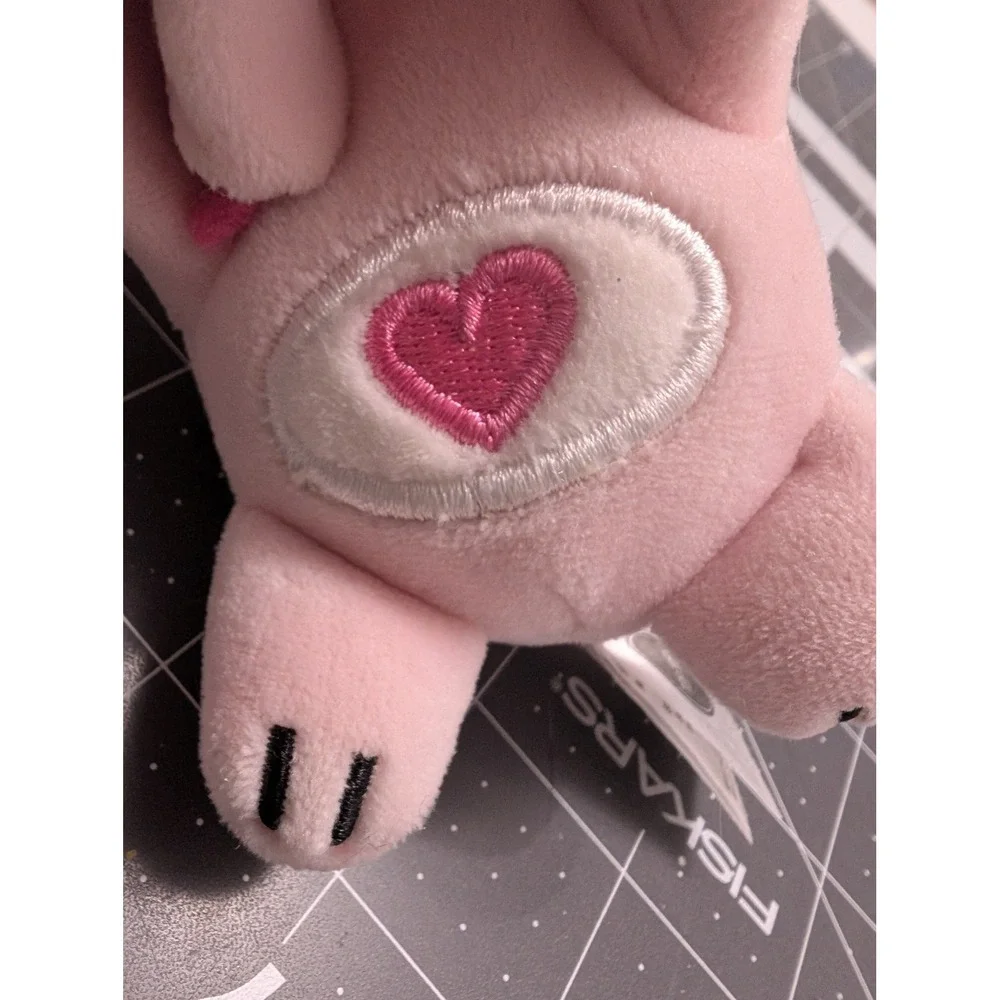 Axolotl hugger stuffed toy Top Trenz 6 inch love heart on tummy pink rainbow